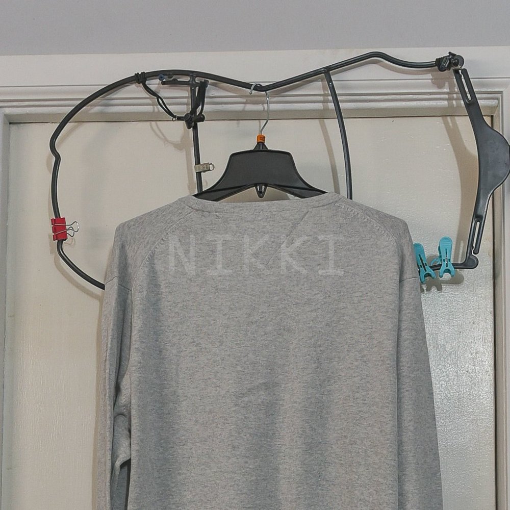 Tommy Hilfiger Men's Sweater Signature Solid Crew Neck Pullover size XXL Gray - Picture 3 of 3